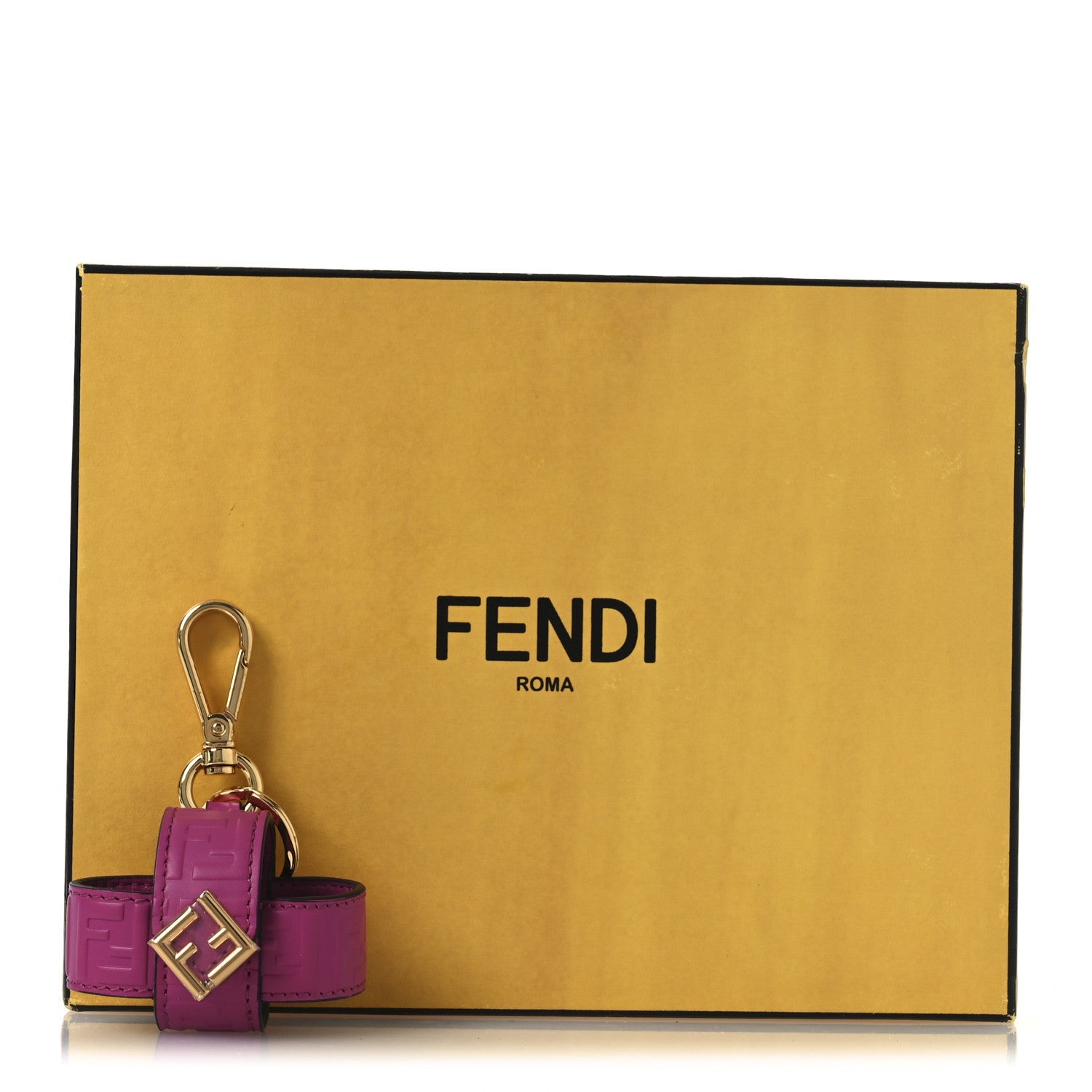 Fendi Vitello Soft F is Fendi AirPods Charm Pink 7 of 7