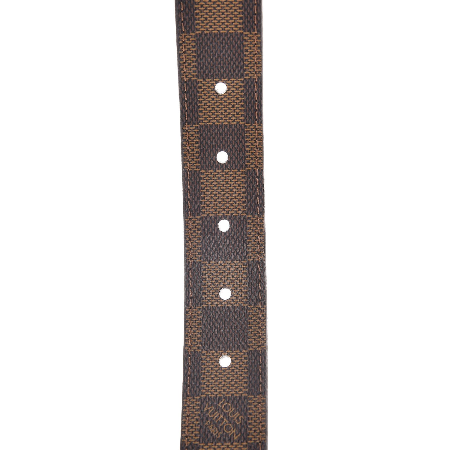 Louis Vuitton Damier Ebene Tresor Belt 85 34 4 of 10