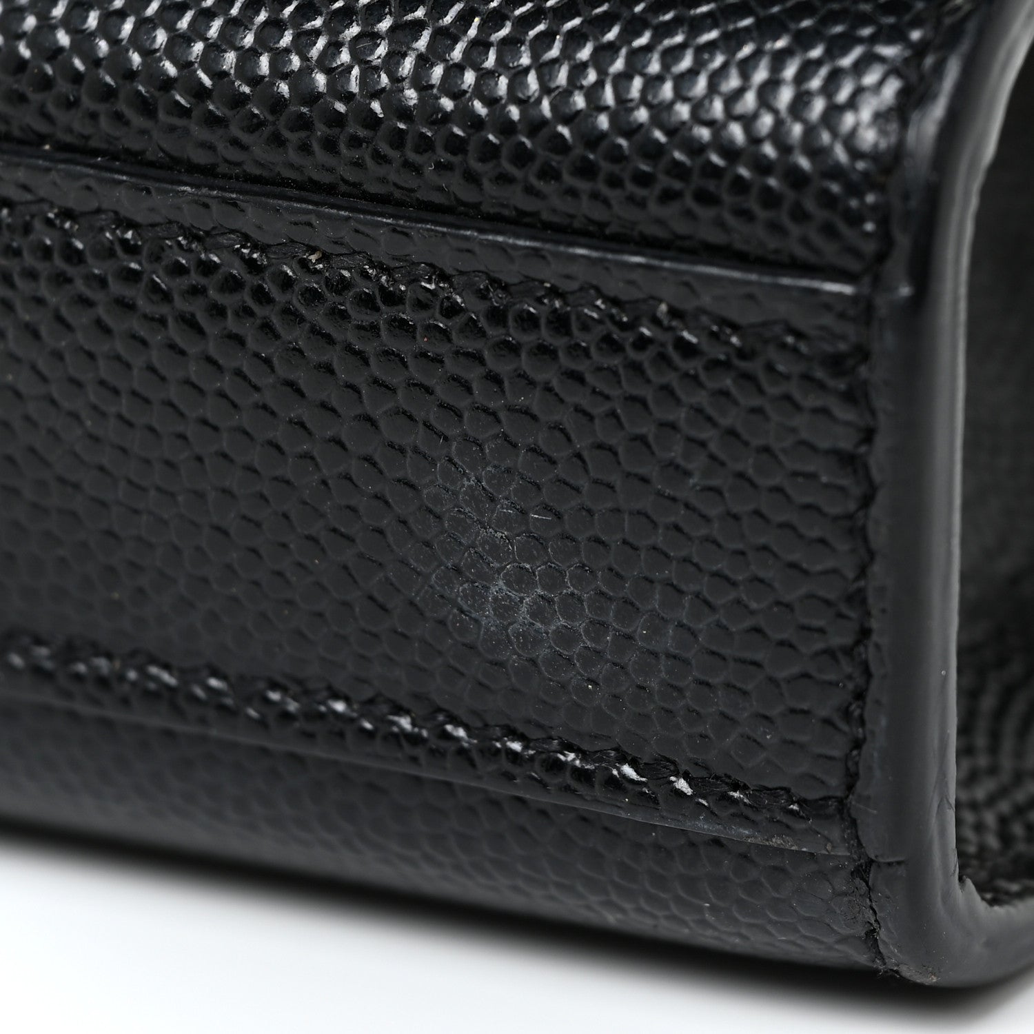 Saint Laurent Grain De Poudre Small Monogram Kate Satchel Black 11 of 18