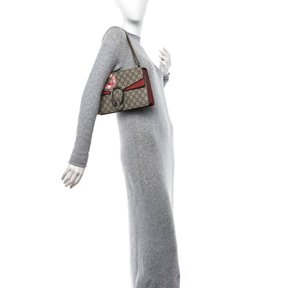 Gucci GG Supreme Monogram Blooms Small Dionysus Shoulder Bag Beige Multicolor Dry Rose 2 of 13