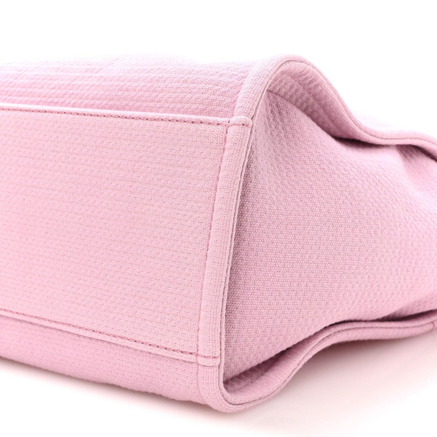 Mixed Fibers Small Deauville Tote Dark Pink