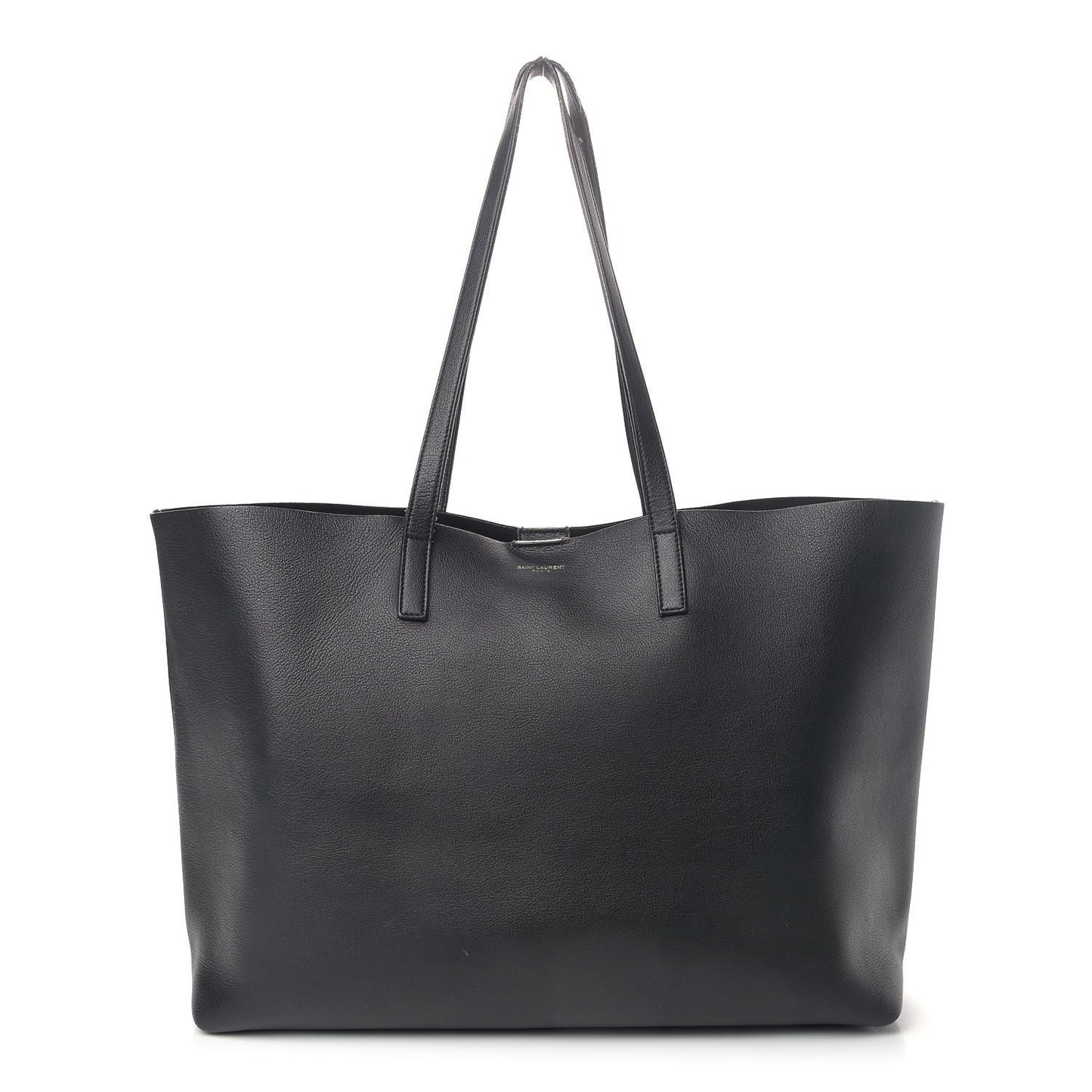 Calfskin Large Shopping Tote Black