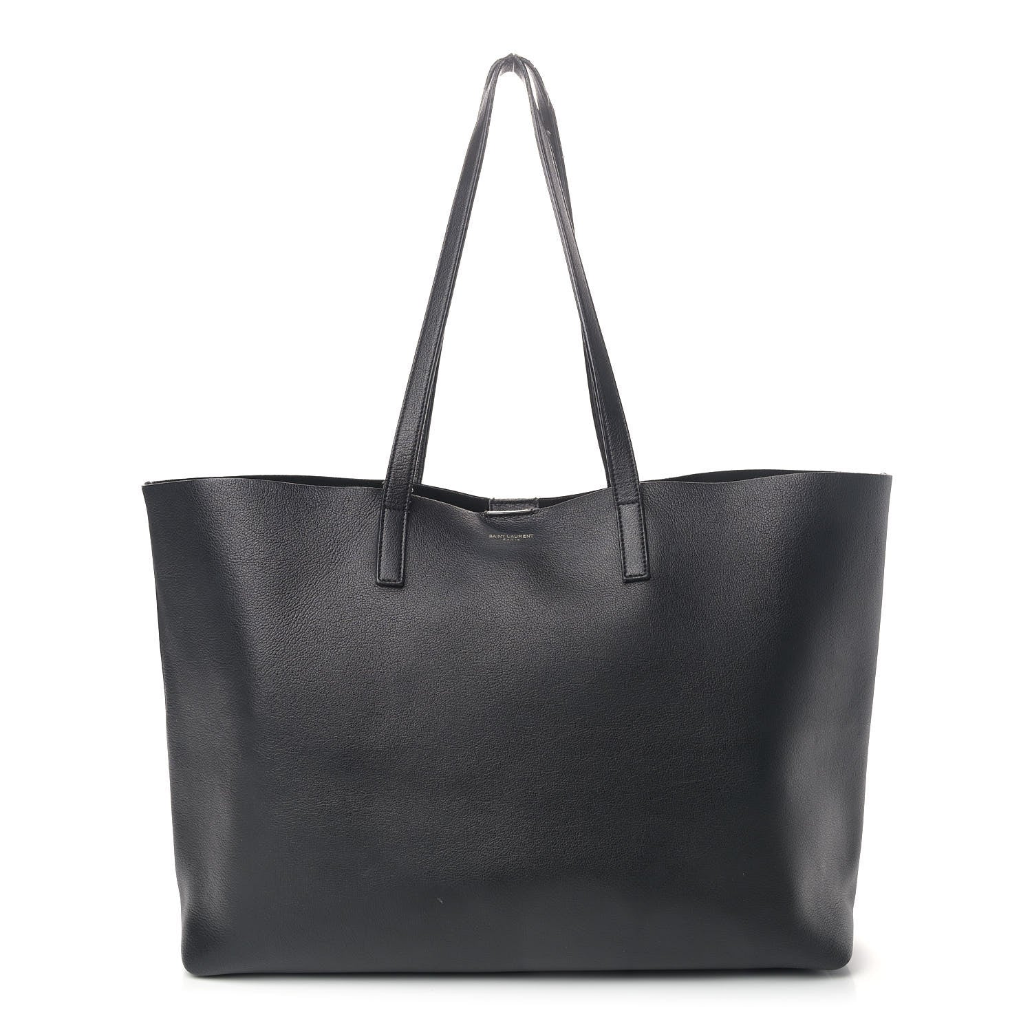 Saint Laurent Calfskin Large Shopping Tote Black 1 of 9