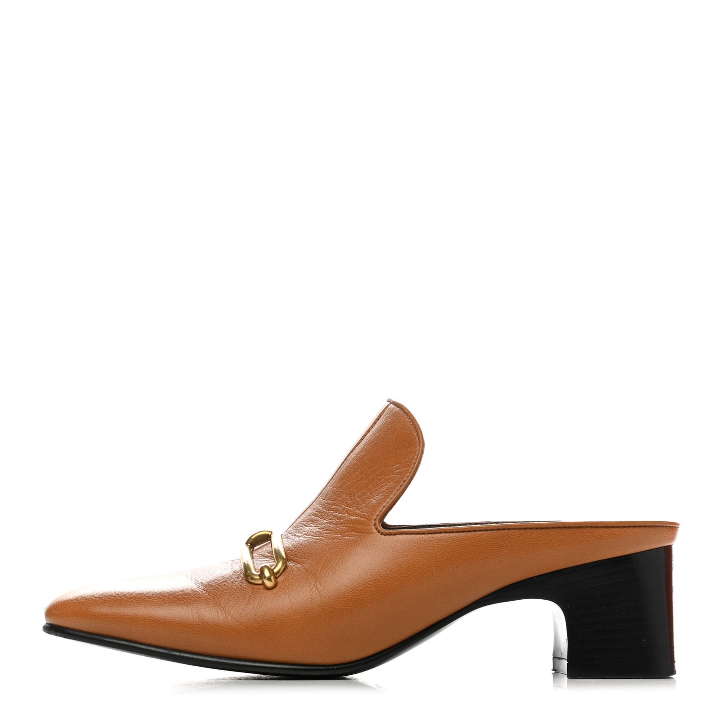 Goatskin Diane Mules 35.5 Beige Dore