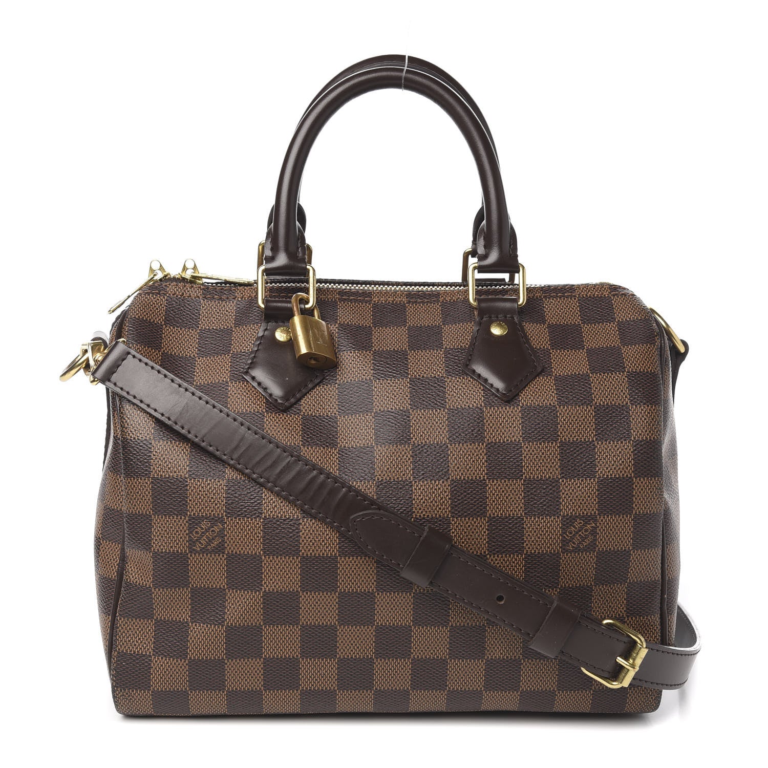 Louis Vuitton Damier Ebene Speedy Bandouliere 25 1 of 12