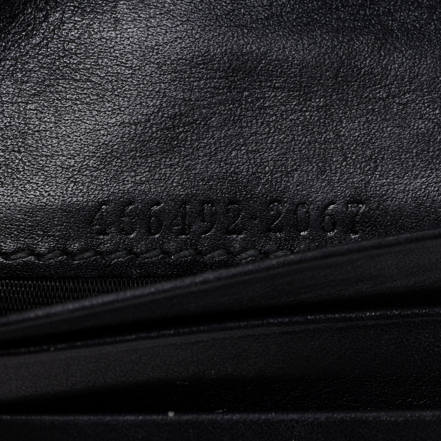 Calfskin Matelasse GG Marmont Card Case Wallet Black