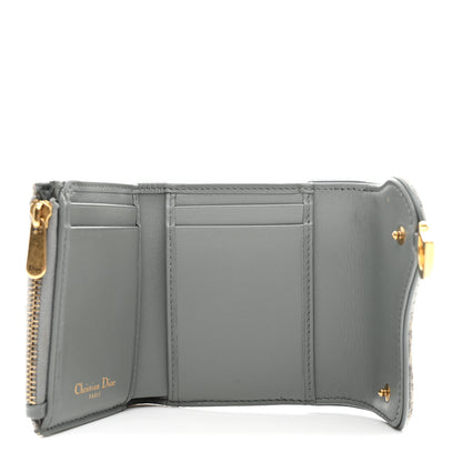 Christian Dior Oblique Saddle Lotus Wallet Grey 5 of 9