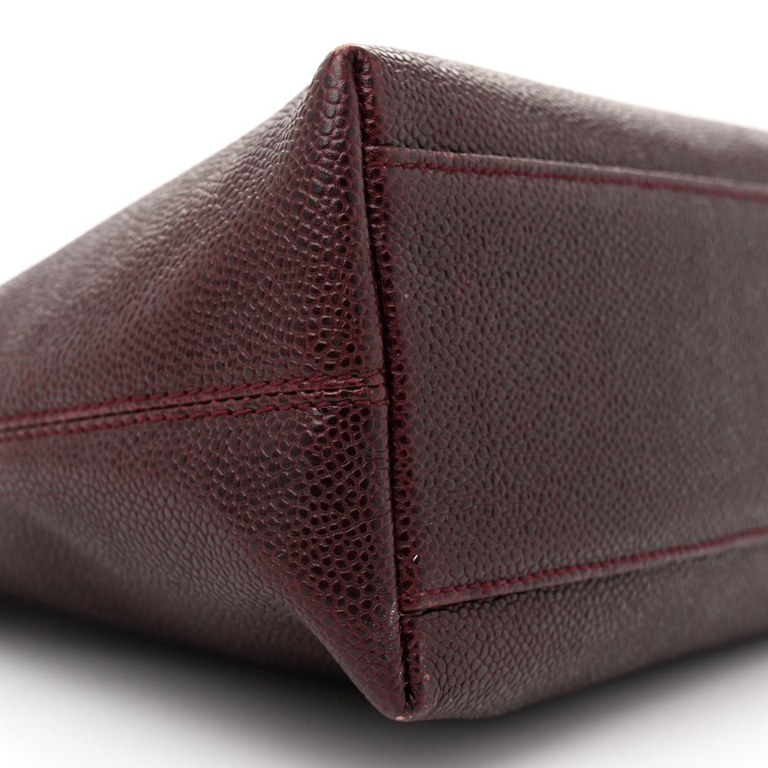 Chanel Caviar Shoulder Bag Burgundy 9 of 13