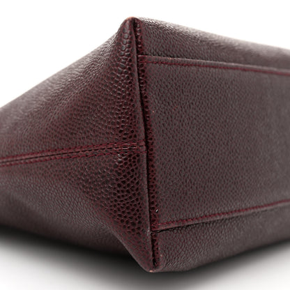 Chanel Caviar Shoulder Bag Burgundy 9 of 13