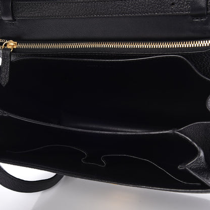 Celine Goatskin Medium Classic Box Flap Bag Black 5 of 8