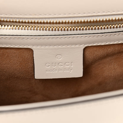 Gucci Calfskin Small Sylvie Shoulder Bag Off White 6 of 13