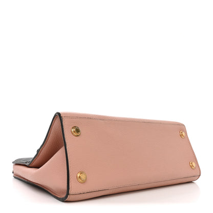 Louis Vuitton Taurillon City Steamer MM Magnolia Pink Black 4 of 9