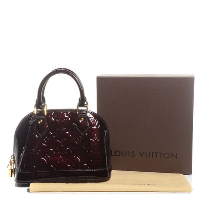 Louis Vuitton Vernis Alma BB Amarante 5 of 9