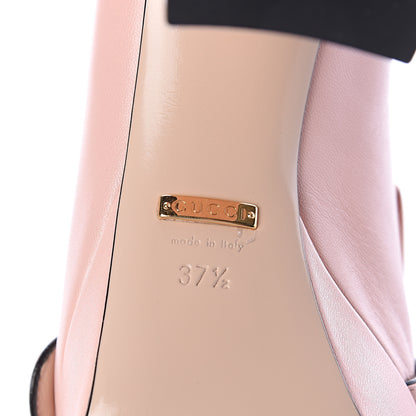 Gucci Malaga Kid GG Marmont Fringe Platform Loafer Pumps 37.5 Perfect Pink 7 of 7