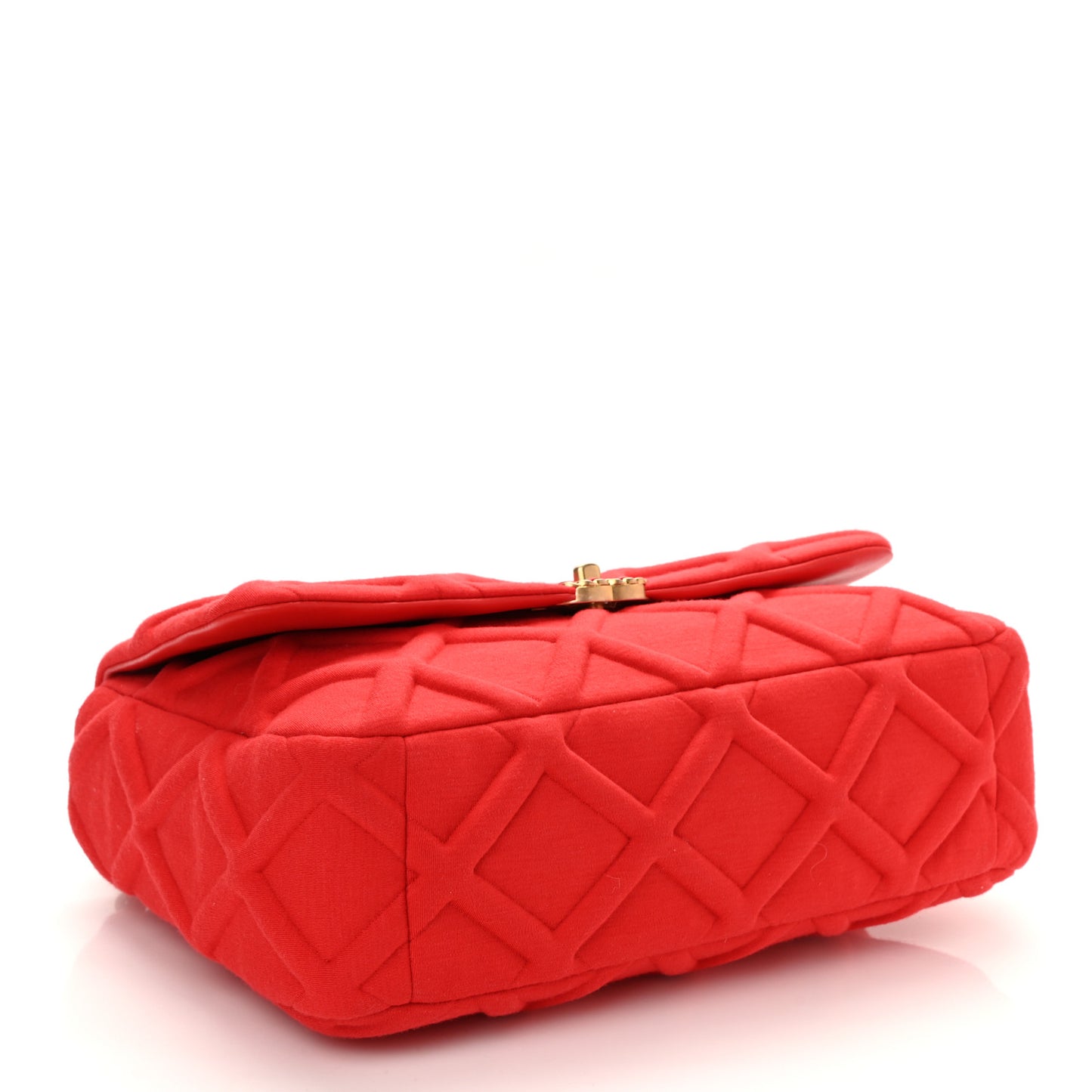 Jersey Lambskin Quilted Maxi Chanel 19 Flap Red