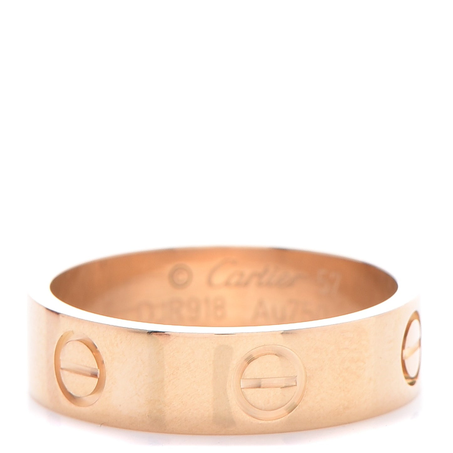 18K Yellow Gold 5.5mm LOVE Ring 57 8