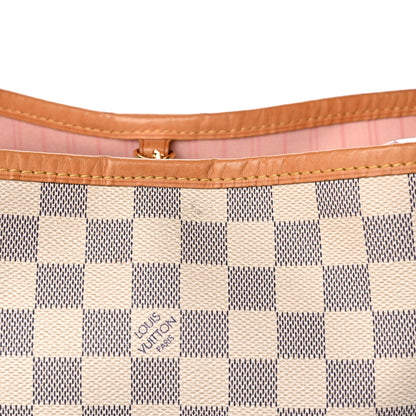 Louis Vuitton Damier Azur Delightful MM Rose Ballerine 12 of 13