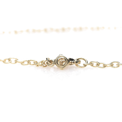 David Yurman 18K Yellow Gold Diamond Barrels Pendant Necklace 4 of 5
