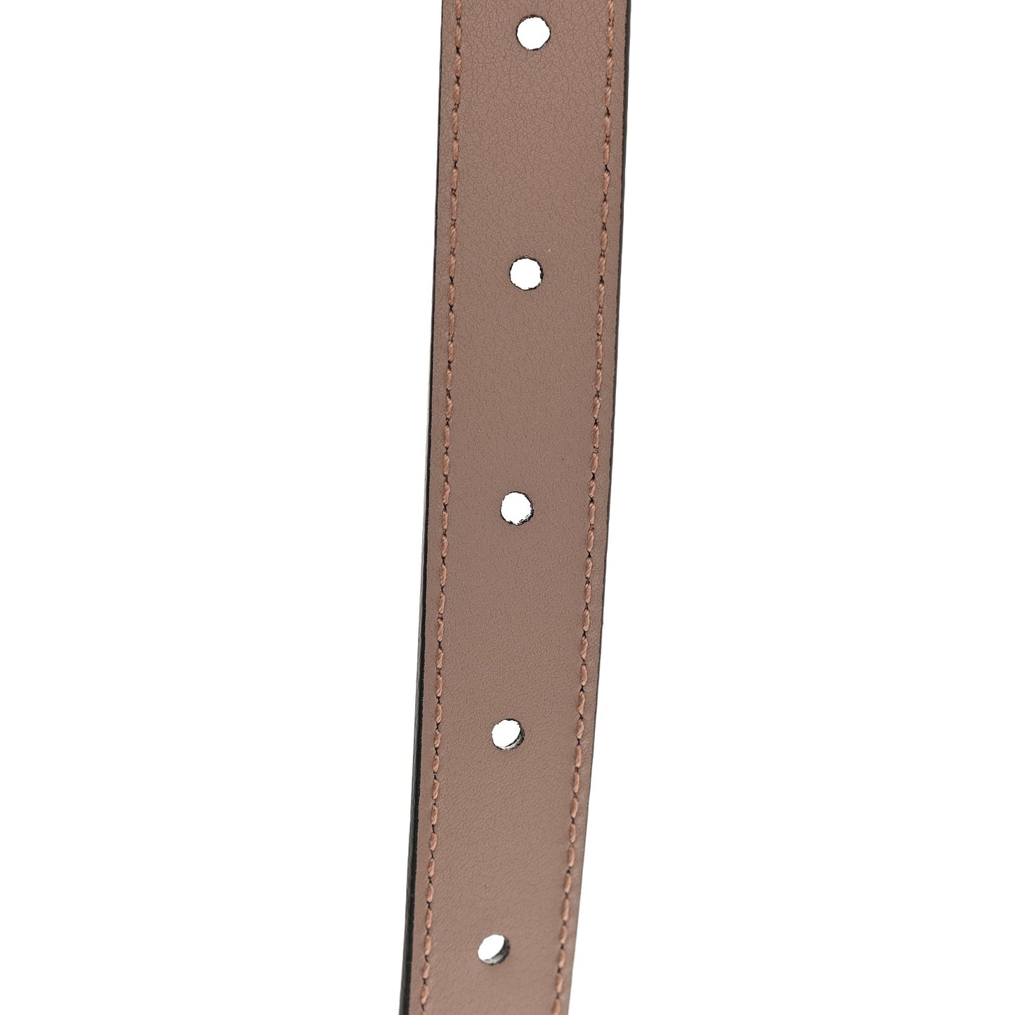 Calfskin Pearl Double G 20mm Belt 95 38 Porcelain Rose