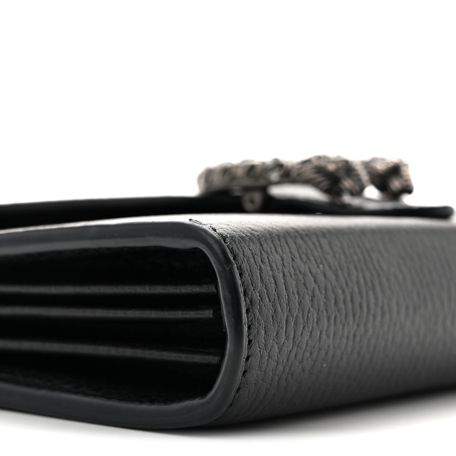Gucci Calfskin Mini Dionysus Chain Wallet Black Black 11 of 16