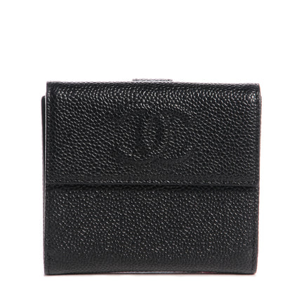 Chanel Caviar CC Small Wallet Black 1 of 7
