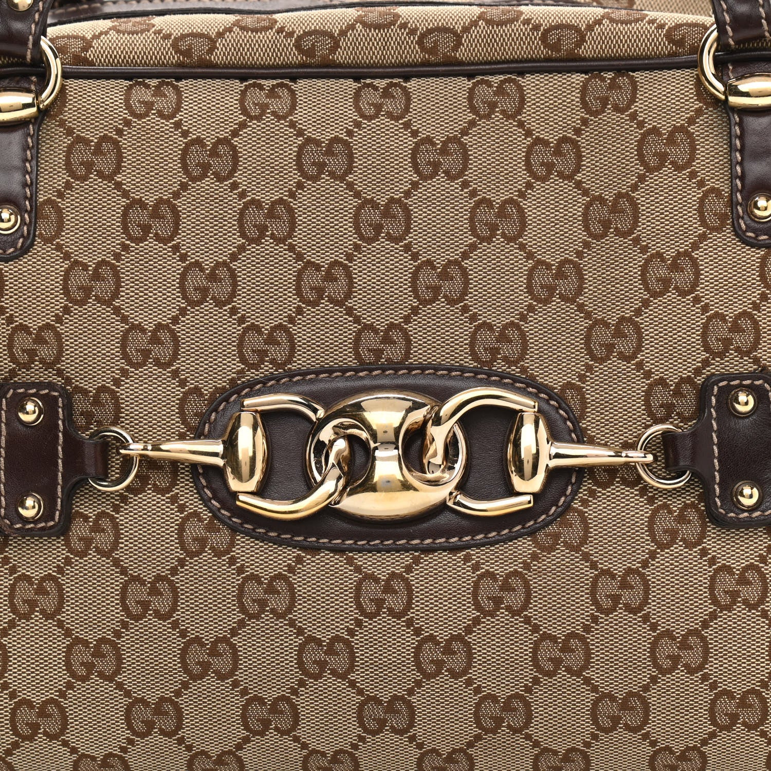 Gucci Monogram Large Wave Boston Dark Brown 7 of 13
