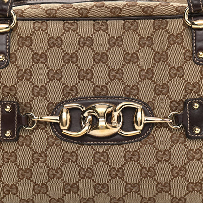 Gucci Monogram Large Wave Boston Dark Brown 7 of 13
