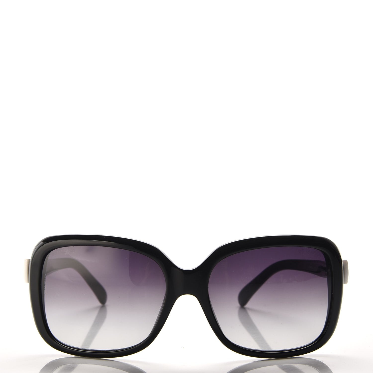 Chanel CC Bow Sunglasses 5171 Black White 2 of 8