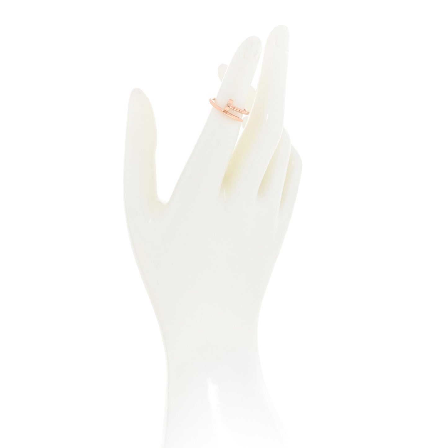 18K Pink Gold Small Juste Un Clou Ring 49 4.75
