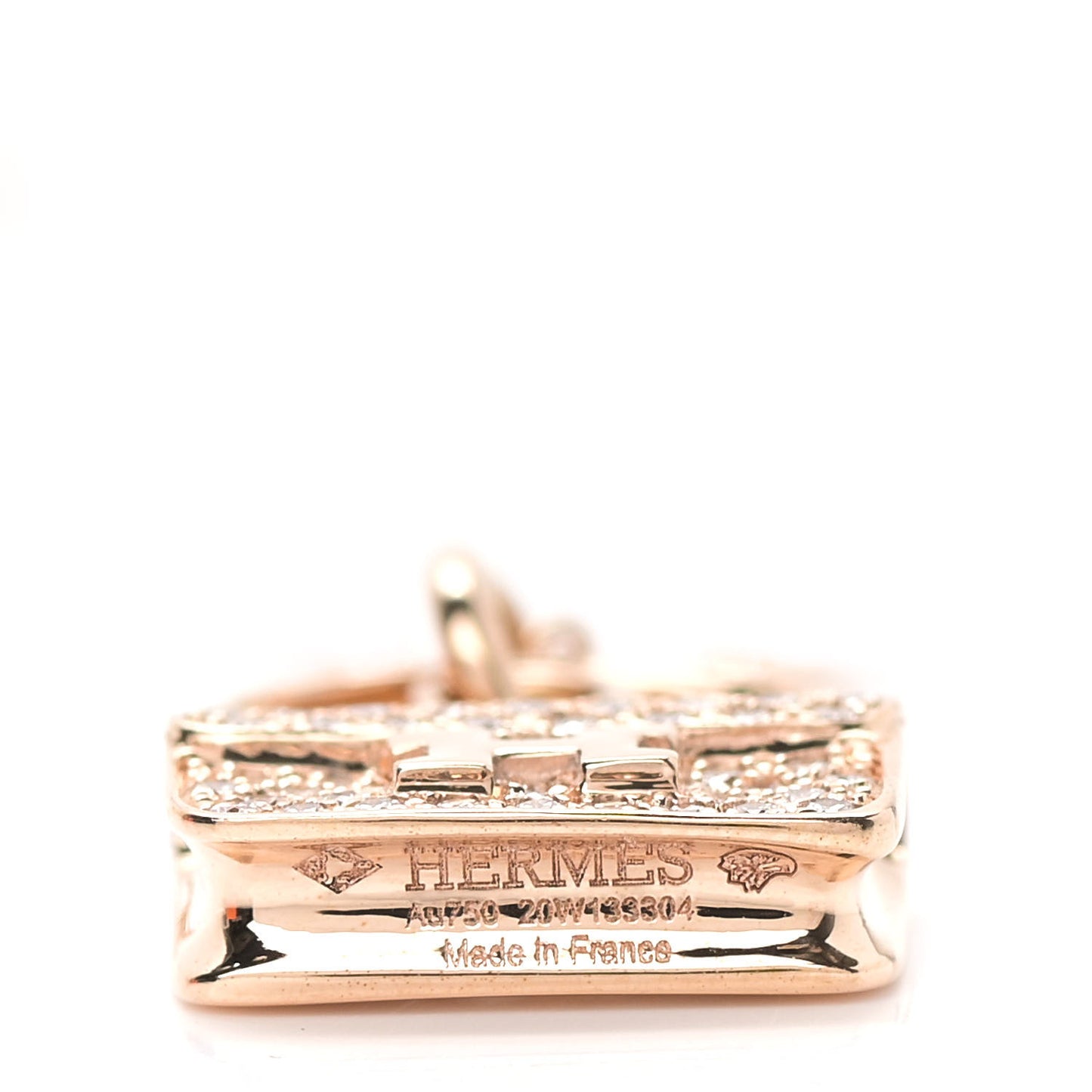 18K Rose Gold Diamond Constance Amulette Pendant Necklace