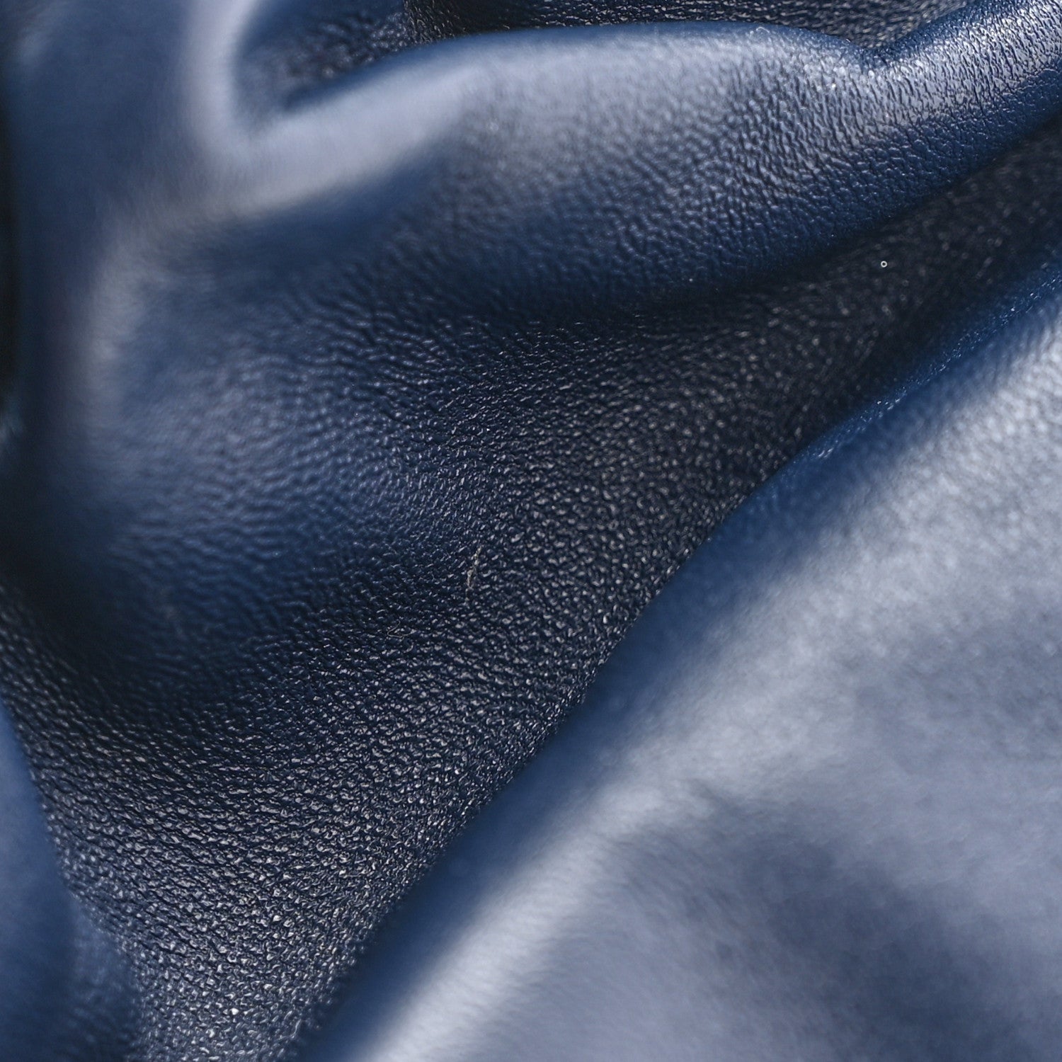 Mansur Gavriel Lambskin Mini Cloud Clutch  Blue 10 of 11