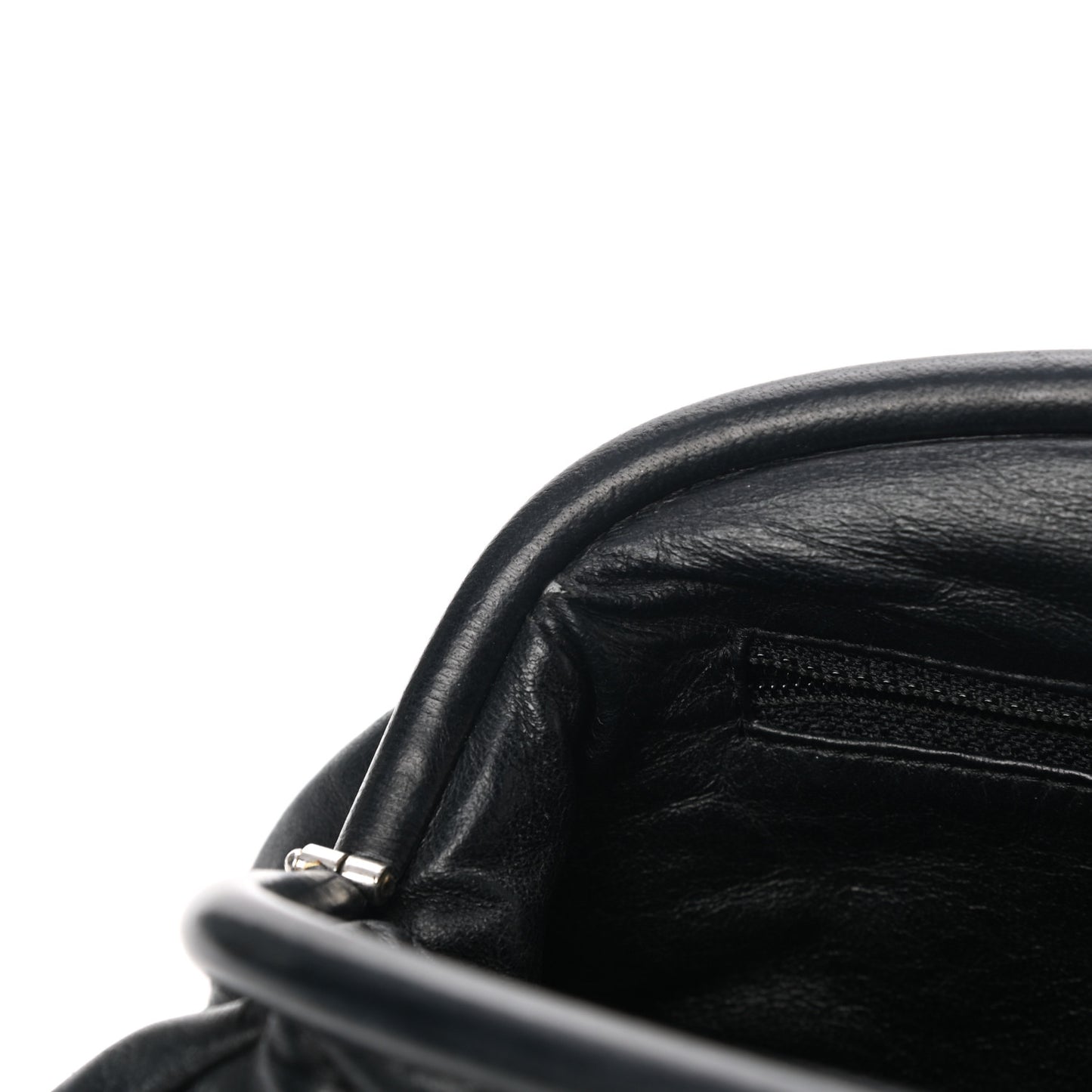 Lambskin Quilted Timeless Clutch Black