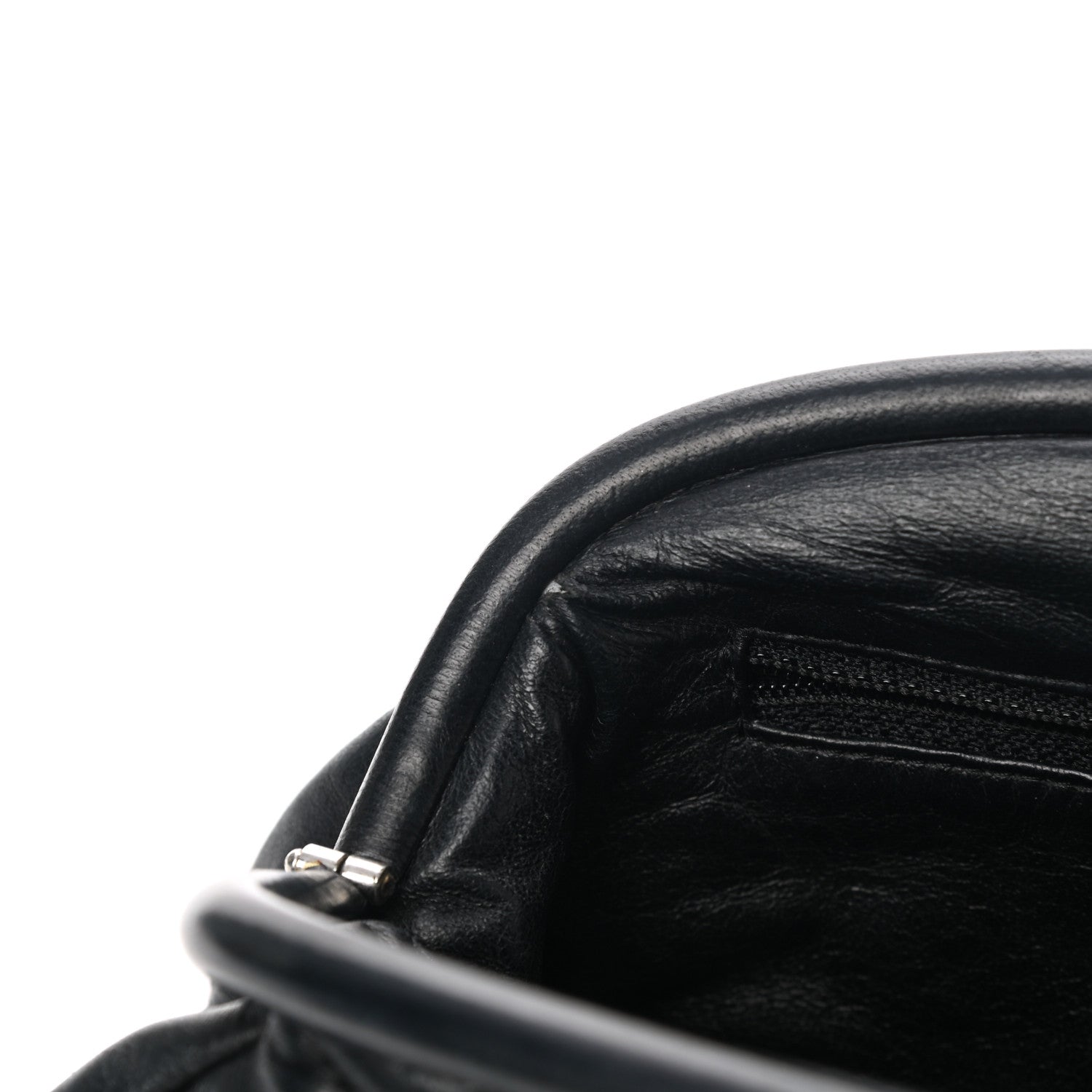 Chanel Lambskin Quilted Timeless Clutch Black 8 of 9