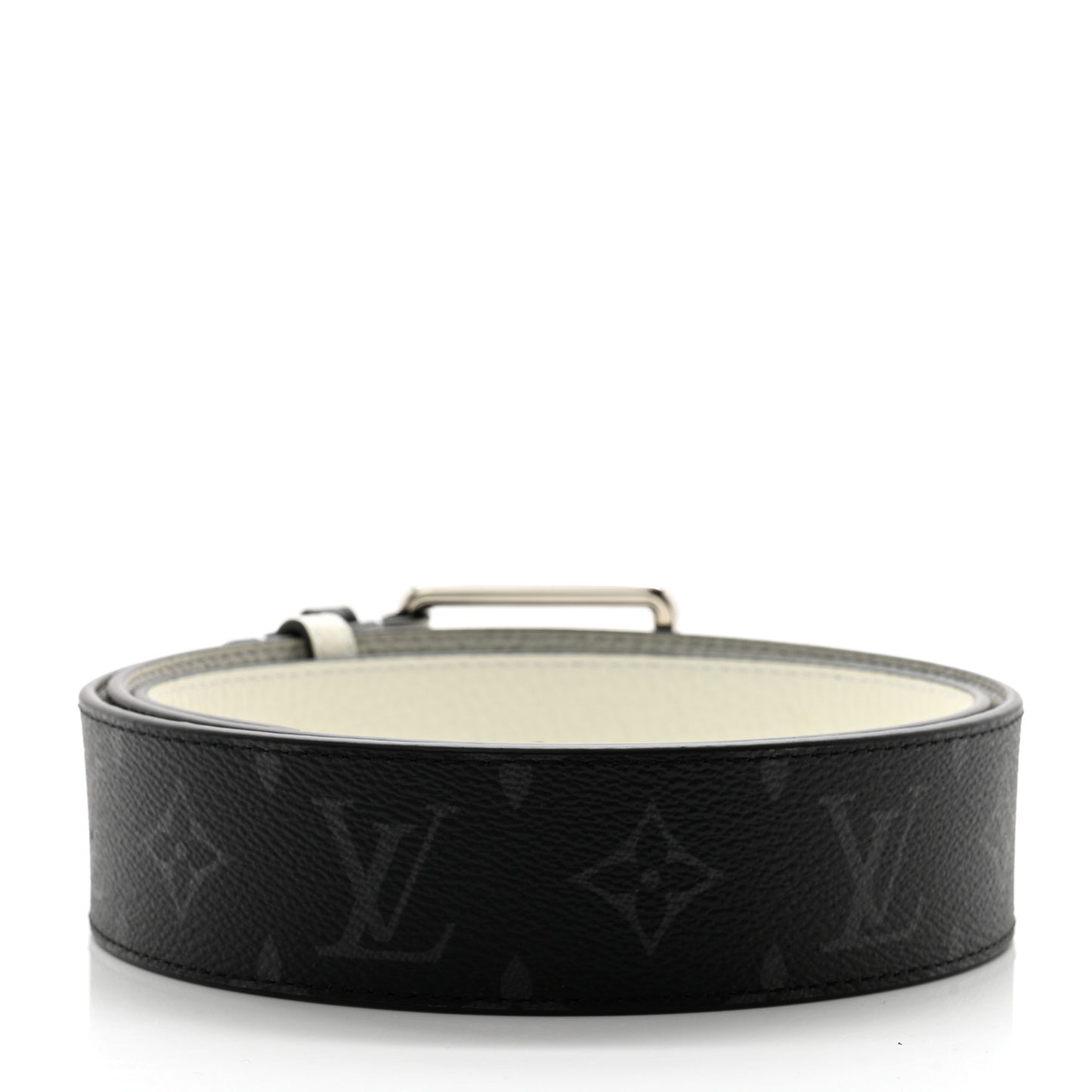 Calfskin Reverse Monogram Eclipse 40mm Belt 95 38 Black