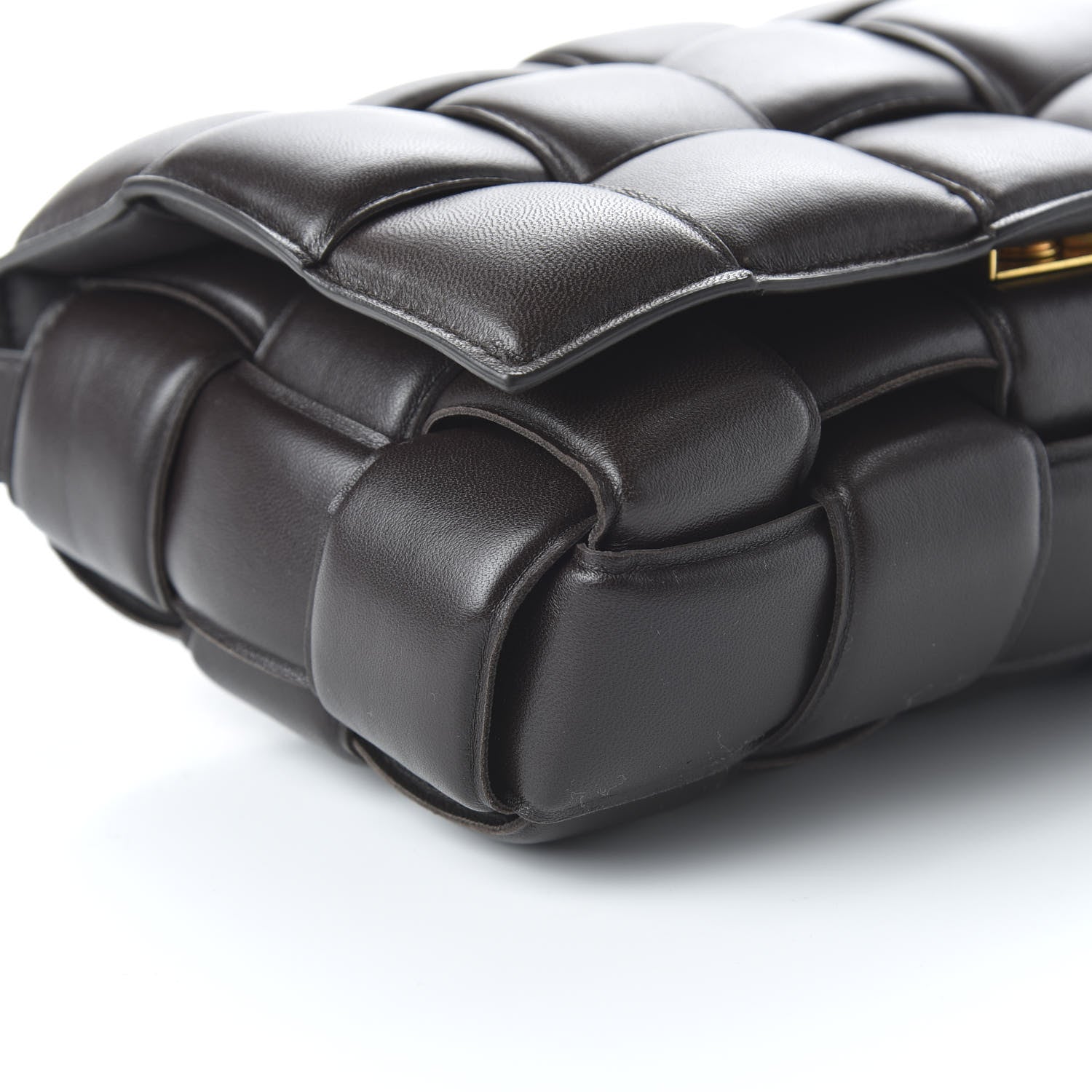 Bottega Veneta Nappa Maxi Intreccio Padded Cassette Crossbody Bag Fondente 6 of 9