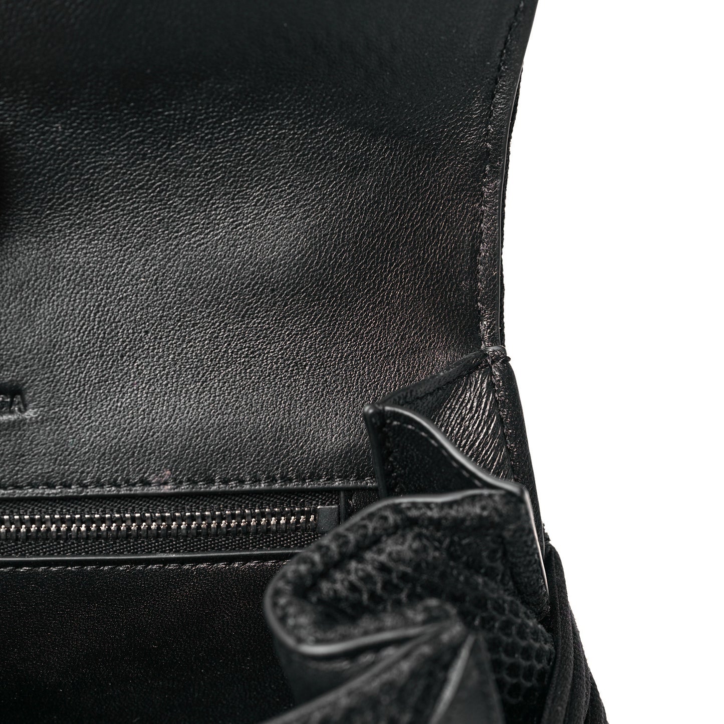 Faux Calfskin Fabric Small Sneakerhead Top Handle Bag Black
