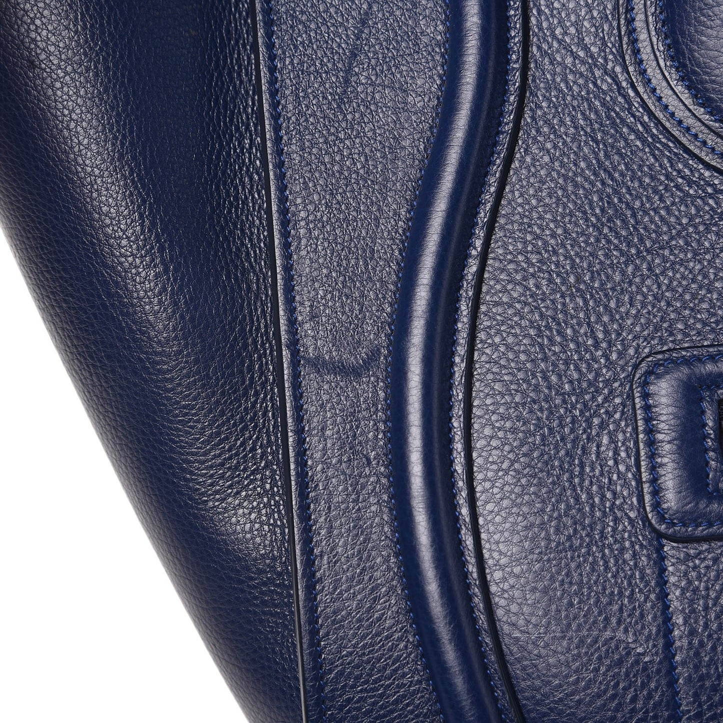 Drummed Calfskin Mini Luggage Orage