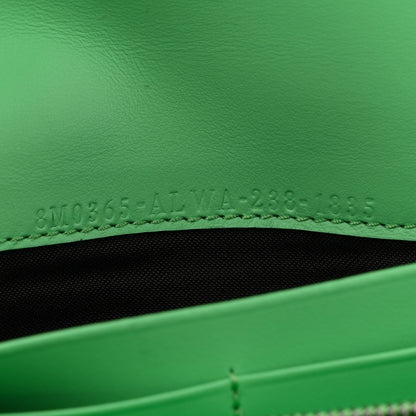 Fendi Vitello King Cruise FF Diamonds Continental Envelope Wallet On Chain Latte Edamame 7 of 11