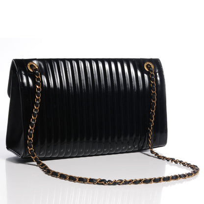 Chanel Leather Vertical Quilt Maharaja Express Flap Black 3 of 9