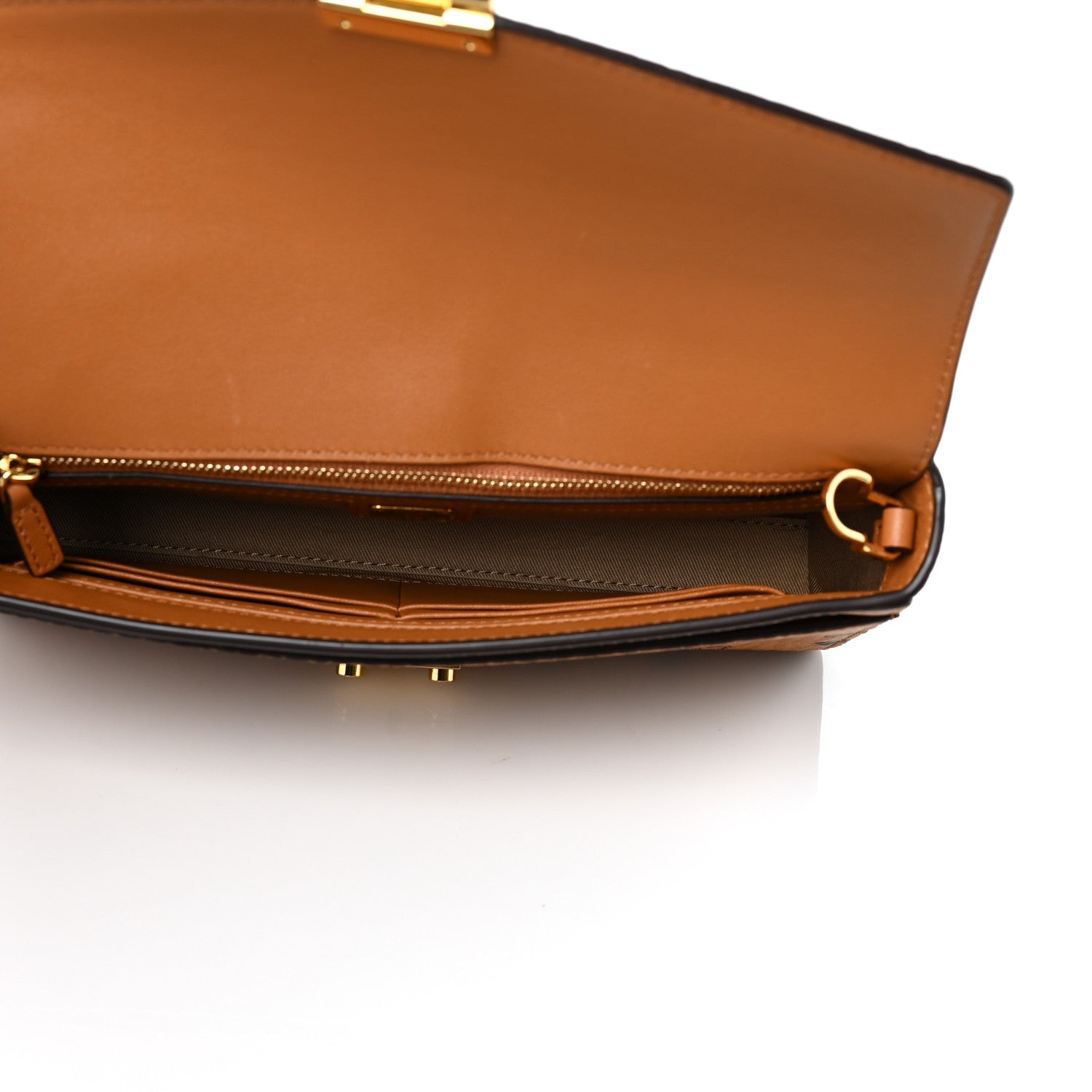 MCM Visetos Tracy Crossbody Cognac 5 of 8