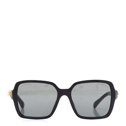 Chanel Acetate Square Sunglasses 5408 Black 2 of 8