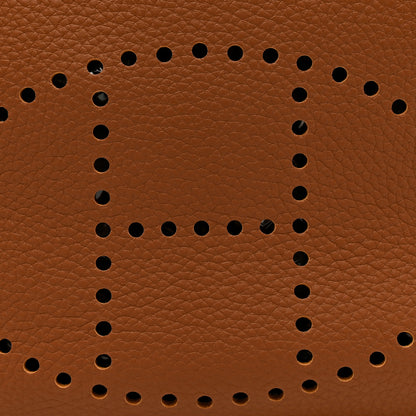 Hermes Taurillon Clemence EVELYNE III PM Gold 8 of 11