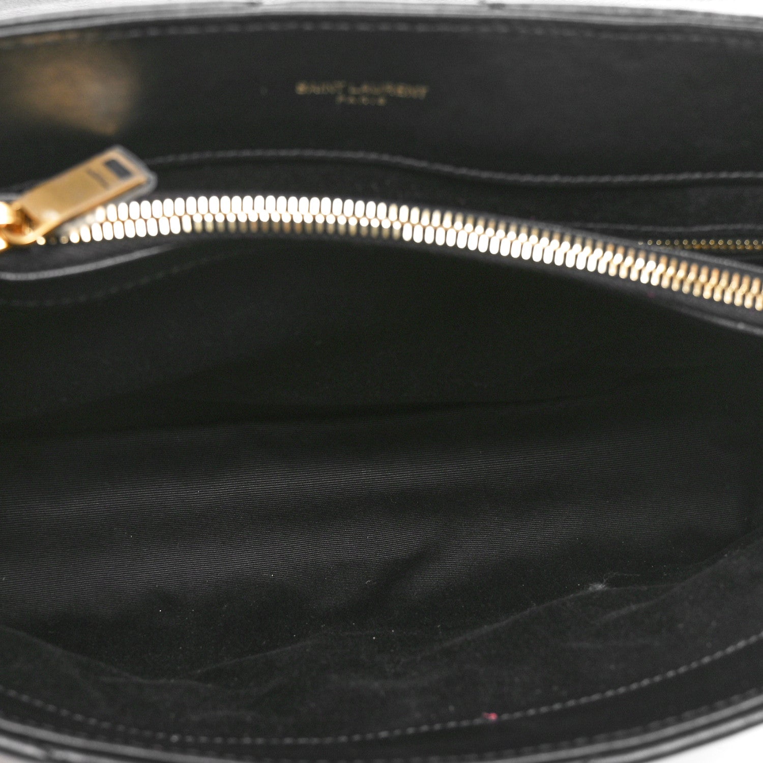 Saint Laurent Calfskin Y Quilted Monogram Medium Loulou Chain Satchel Black 5 of 10