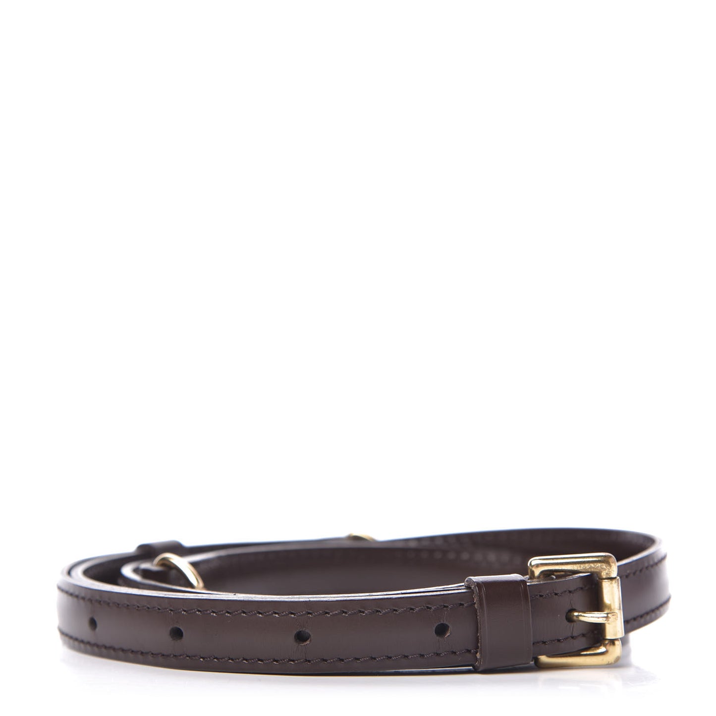 Calfskin Adjustable Speedy Bandouliere Shoulder Strap Brown