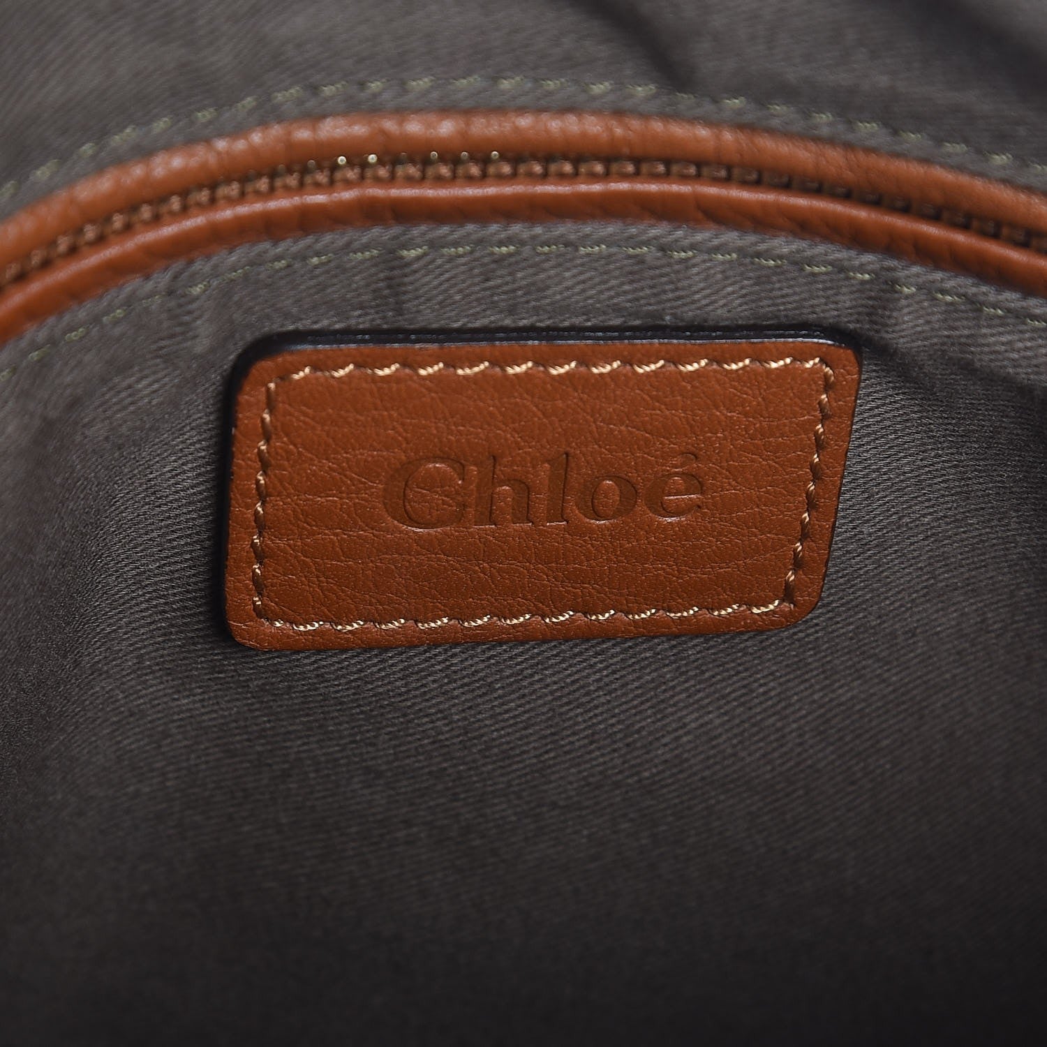 Chloe Calfskin Medium Marcie Satchel Tan 7 of 8