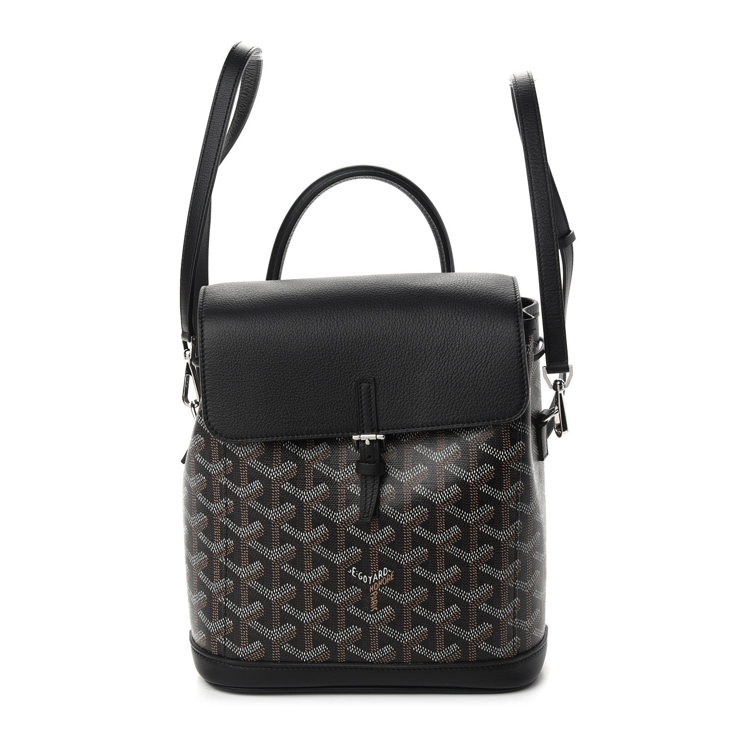 Goyard Goyardine Calfskin Mini Alpin Backpack Black 1 of 9