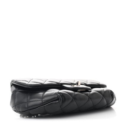 Chanel Calfskin Quilted CC Uniform Flap Belt Bag Black 4 of 12