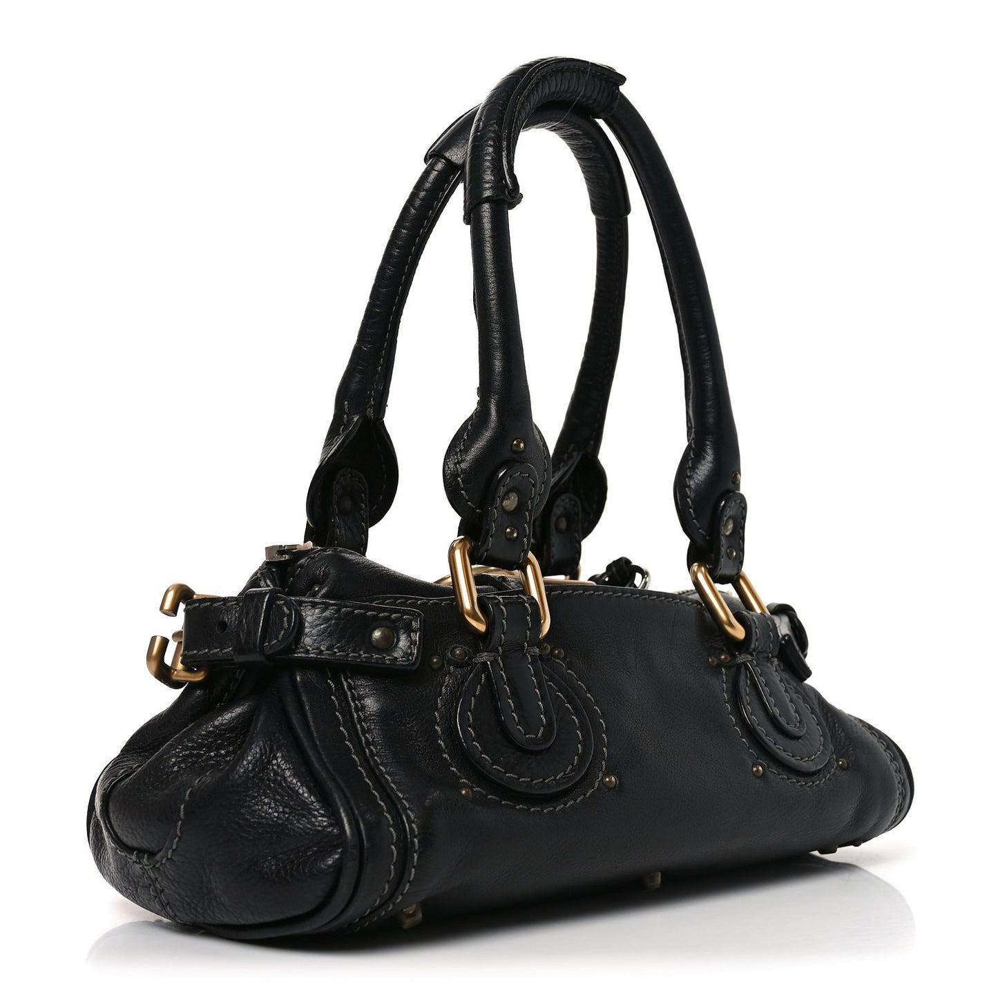 Calfskin Small Paddington Black