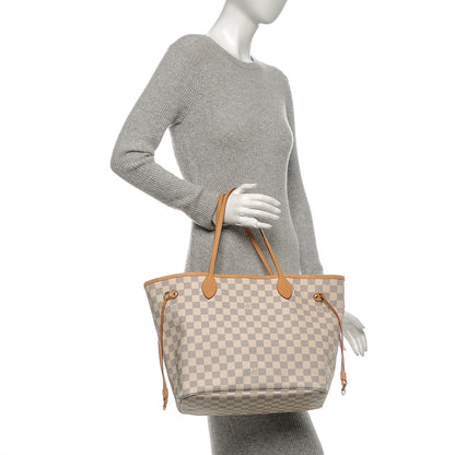 Louis Vuitton Damier Azur Neverfull MM 2 of 7