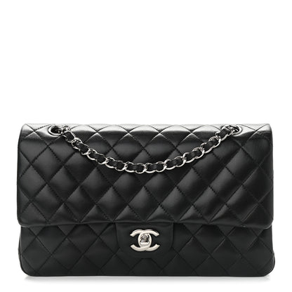 Chanel Lambskin Quilted Medium Double Flap Black 1 of 11